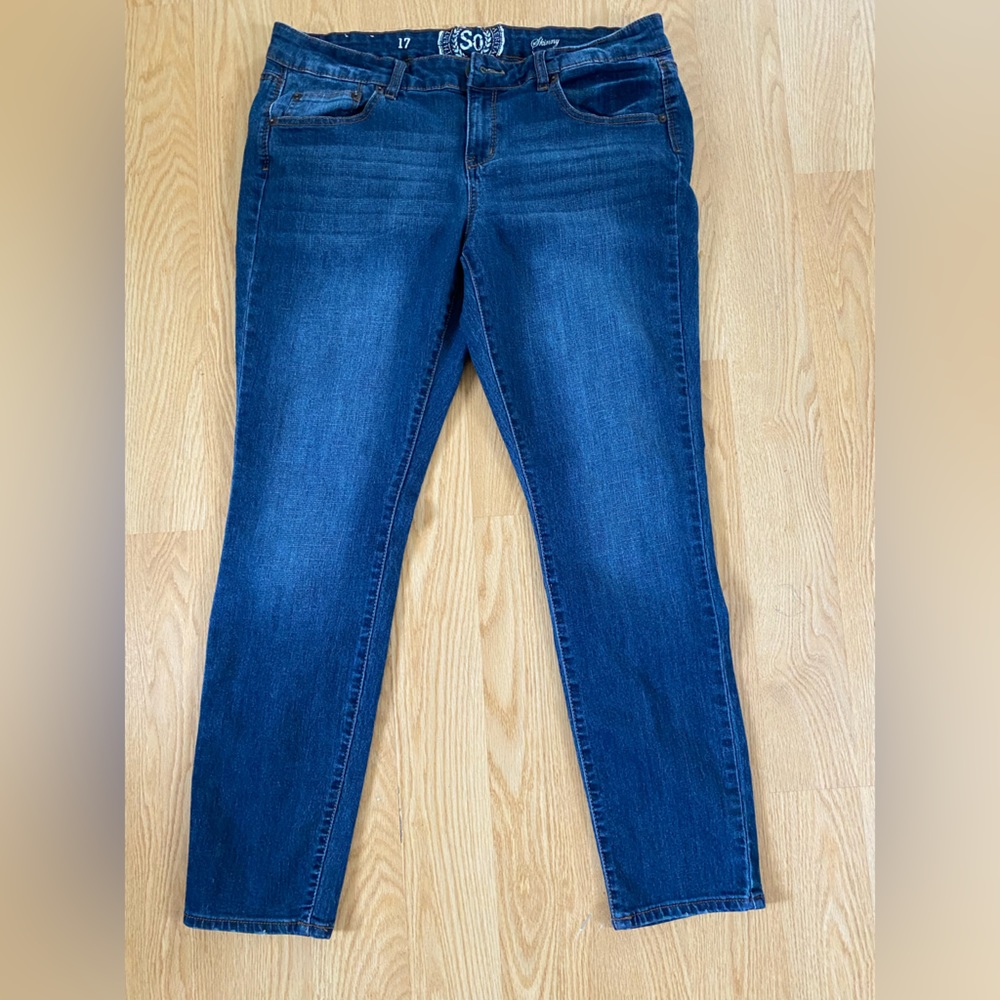 So Skinny Jeans Size 17 Juniors